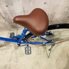 ★未使用　シティサイクル自転車ロリスシティ27インチ  ママチャリ　ブルーの画像