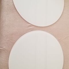 2173 IKEA(イケア) STRIND サイドテーブル ホワイト ニッケルメッキの画像