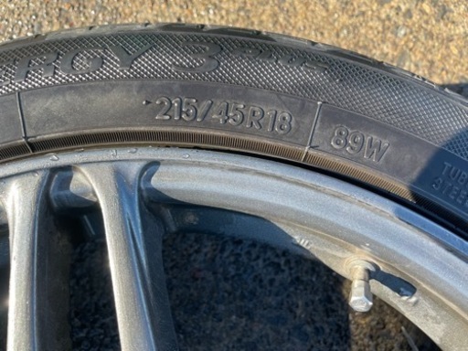 AVSモデル5 18インチ 7.5j+48PCD100 5H 215/45R18