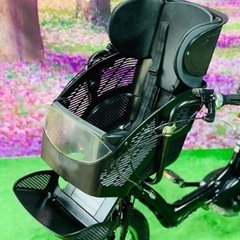 4657子供乗せ電動自転車ヤマハ3人乗り新品20インチ良好バッテリー
