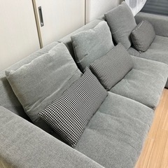 オットマン　3人掛けソファ