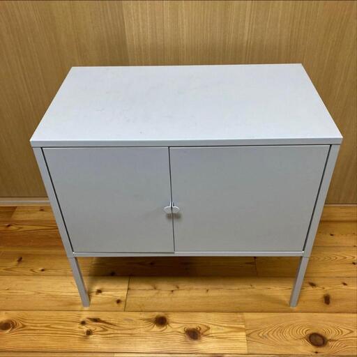 IKEA リックスフルト 棚 シェルフ メタル グレー 収納