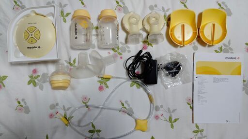 【Medela（メデラ）】電動搾乳機（ダブル）（授乳ブラ付き）