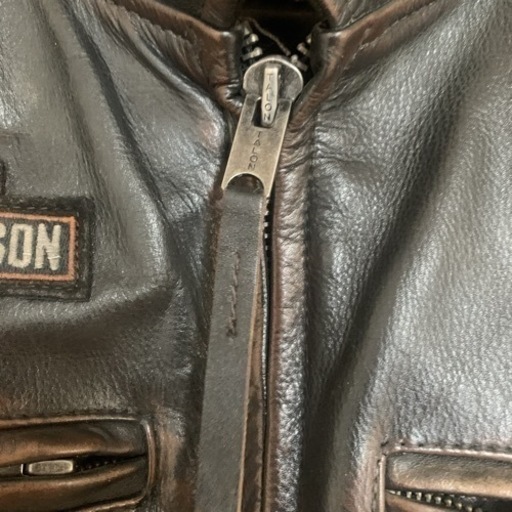 希少　ヴィンテージ　ハーレーダビッドソン Harley Davidson メンズ レザー ジャケット　Sleeve Stripe Sl