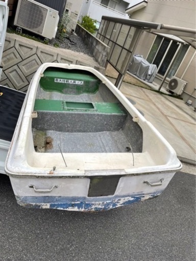 終了　船　船体　ボート２馬力　FRP