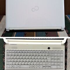 【格安】動作良好LIFEBOOK/Core i3/メモリ4GB/光速☆彡SSD120GB/Wi-Fi/HDMI/カメラ/マイク/15.6インチ光沢液晶パネル/Windows11/Microsoft Office 2021/点検整備清掃済み😊/💗サポート&アフターサービス永続対応！/No.21018の画像