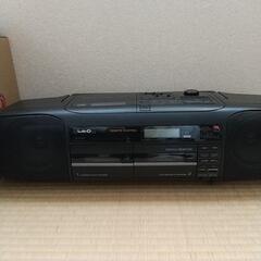 色-黒CDWカセットデツキ美品