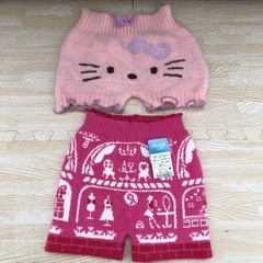 【お話し中】新品　毛糸のパンツ　トリンプ＆キティちゃん