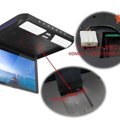 フリップダウンモニター アルファード ヴェルファイア 20系 11.6インチ液晶モニター + 取付キットの画像