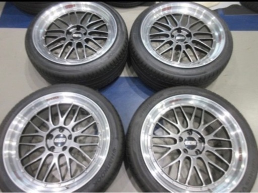 ほぼ新品タイヤセット、鍛造、BBS LM DBカラー20インチ