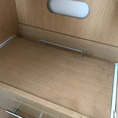 食器棚　キッチンカウンター　木製の画像