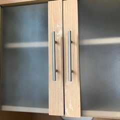 食器棚　キッチンカウンター　木製の画像