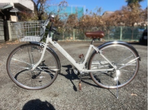 27インチ　６段ギア付き自転車　中古品