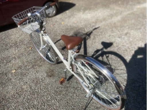 27インチ　６段ギア付き自転車　中古品