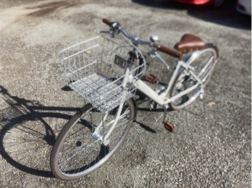 27インチ　６段ギア付き自転車　中古品