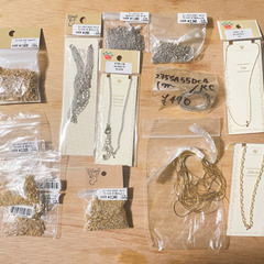 アジャスター付きネックレスチェーン/シルバー・ゴールド 貴和製作...