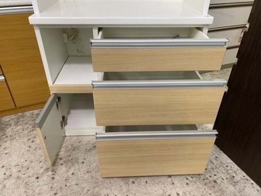 【愛品館 江戸川店】松田家具（MATSUDA）スリムキッチンボード ID:151-007712-007