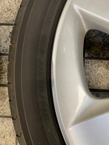 215/45R17 タイヤホイールセット　