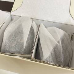 【7504‐2】ソーダガラス ペアグラス タンブラー カップ コップ 食器 未使用 箱付きの画像