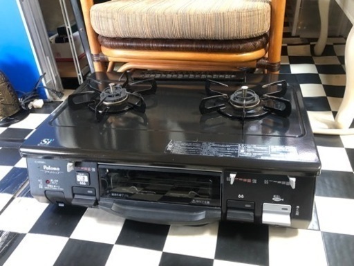 【リサイクルサービス八光　田上店　安心の3か月保証　配達・設置OK】パロマ Paloma IC-N900B-L-13A [ガステーブル 都市ガス13A用左強火タイプ]