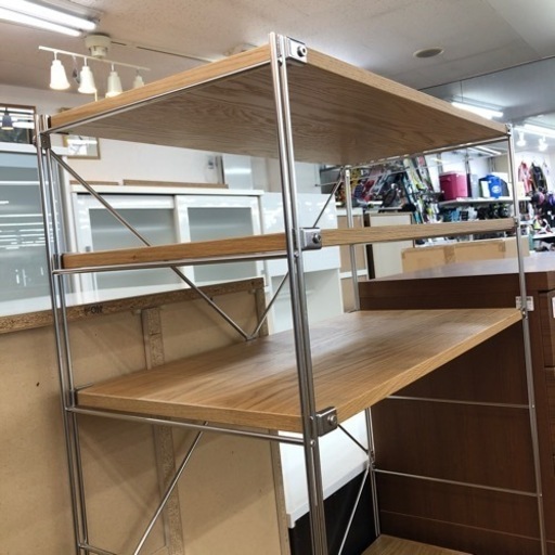 無印良品 ユニットシェルフ ハイタイプ ナチュラル【トレファク上福岡】