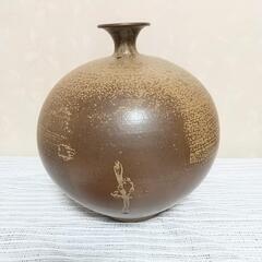 ☆高取焼☆鬼丸雪山☆壺(花瓶)