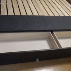 値引き歓迎　IDC 大塚家具　ダブルベッド　使用期間短い（1年程度）の画像