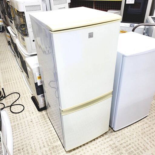 2/4【半額】シャープ/SHARP 冷蔵庫 SJ-14E3-KW 2016年製 137L