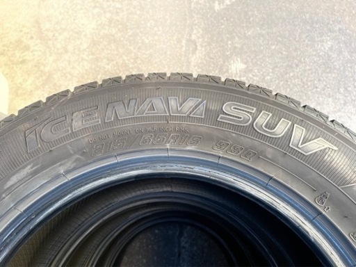はめ替え工賃込み！18年製 215/65R16 グッドイヤー アイスナビSUV 中古4本セット！