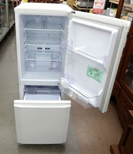 西岡店 冷蔵庫 146ℓ 2ドア 2019年製 三菱 MR-P15EE ホワイト 100ℓクラス