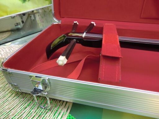 新品未使用8.500円 沖縄三線専用 一丁入アルミハードケース 頑丈タイプ