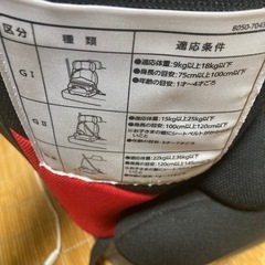 ジュニアシートの画像