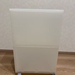 無印良品　ポリプロピレン追加用ストッカー・深型　2個の画像