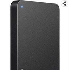 東芝 Canvio外付ＨＤＤ1TB USB3.2ポータブルHDD PC/TV対応  HD-TPA1U3-B/N

の画像
