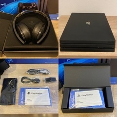 PS4pro SSD1TB換装済み ワイヤレスサラウンドヘッドセット