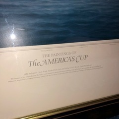 The AMERICAS Cup  大きな絵です。の画像