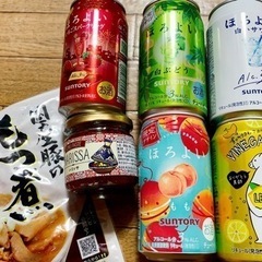 酎ハイ5本　おつまみ2点