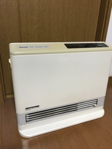 ガスファンヒーター　リンナイ　都市ガス