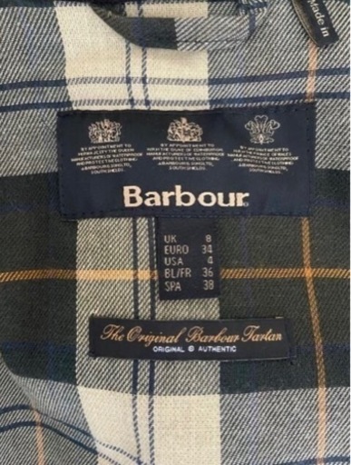 BARBOUR ビデイル UK8
