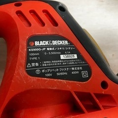 電気ノコギリ　BLACK & DECkER KS900G-JP ポップリベットファスナー社製　ノコ刃交換済みの画像