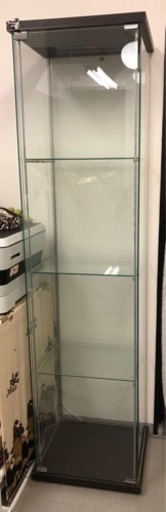 IKEA  DETOLF/デトルフ ガラス扉キャビネット　中古