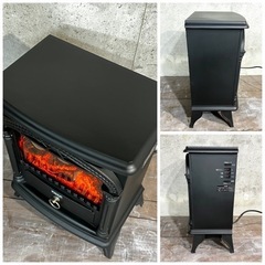 【ご成約済み🐾】レトロ調でオシャレな電気式暖炉✨ の画像