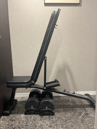 【FLEXBELLフレックスベル20kg(2個セット)&インクラインベンチ】