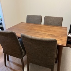 取引中　年内限定価格【美品】大塚家具　ダイニングテーブル　ウォー...