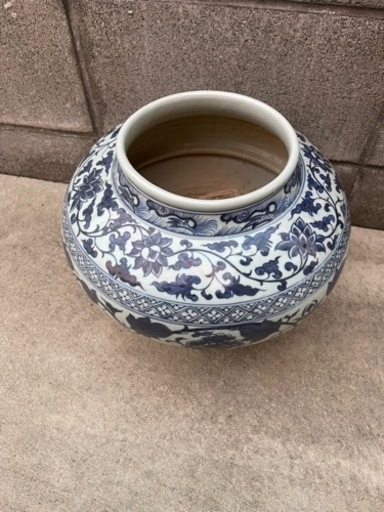 傘立て　大型壺