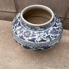傘立て　大型壺　