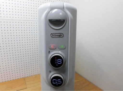 美品⭐︎デロンギ アミカルド オイルヒーター RHJ35M1015-LG☆ゼロ風温風☆適応畳数10～13畳 電力切替強1500W 中9