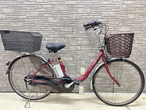 クリスマスSALE 東京23区配達無料　新基準 Panasonic パナソニック ビビDX 6.6Ah 電動自転車☆中古☆パナ 50