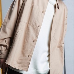 act’m ビッグシルエット ツイル CPO シャツの画像