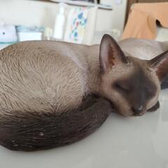 ねこの置物の画像